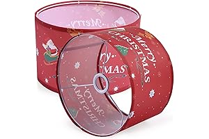 Holiday Cheer: Red Christmas Fabric Lamp Shades