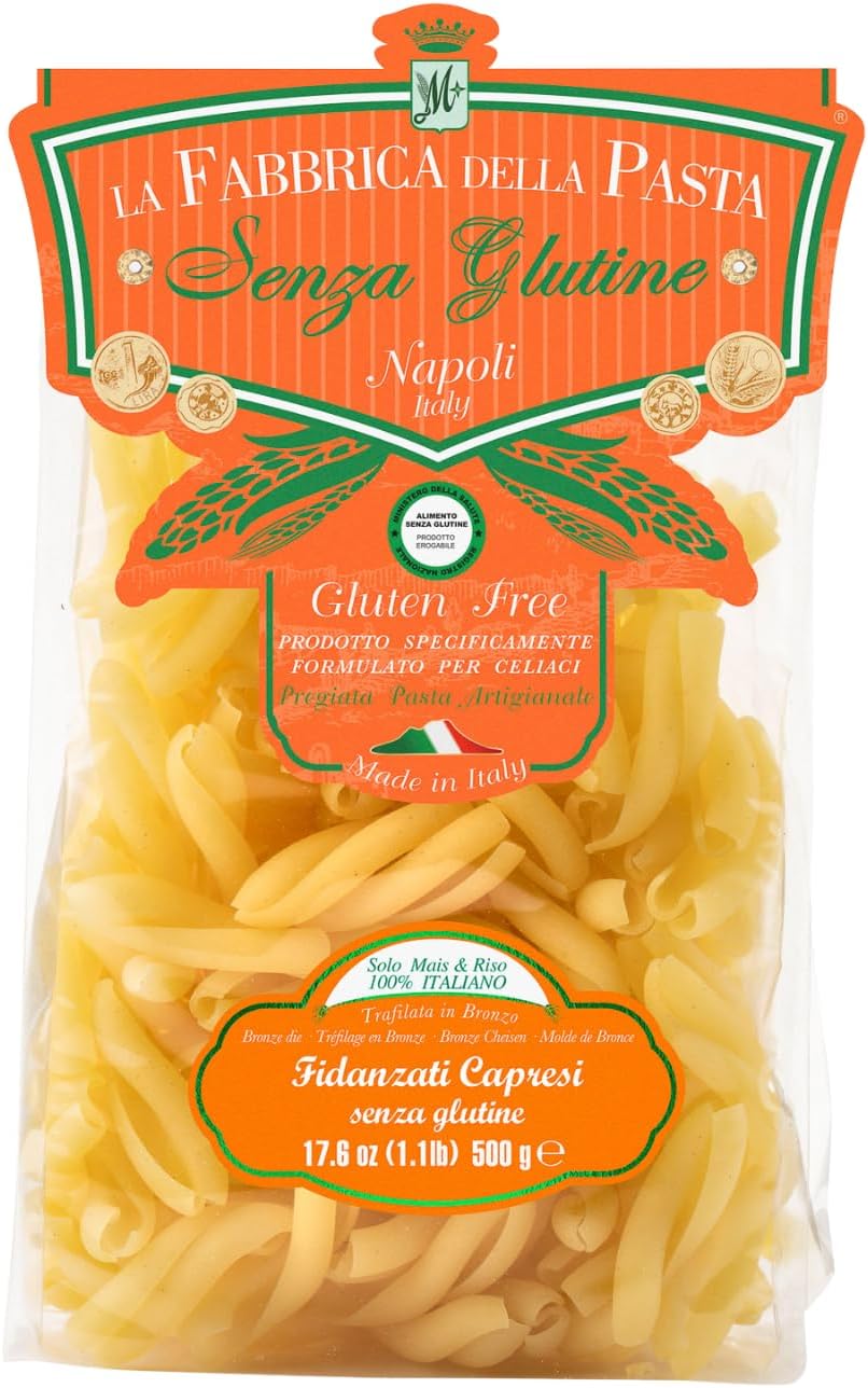 La Fabbrica Della Pasta Gluten Free Fidanzati Capresi 500 Grams (1.1 lb)