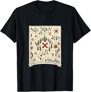 Mushroom Forager Secret Spot Mycology Hunter T-Shirt