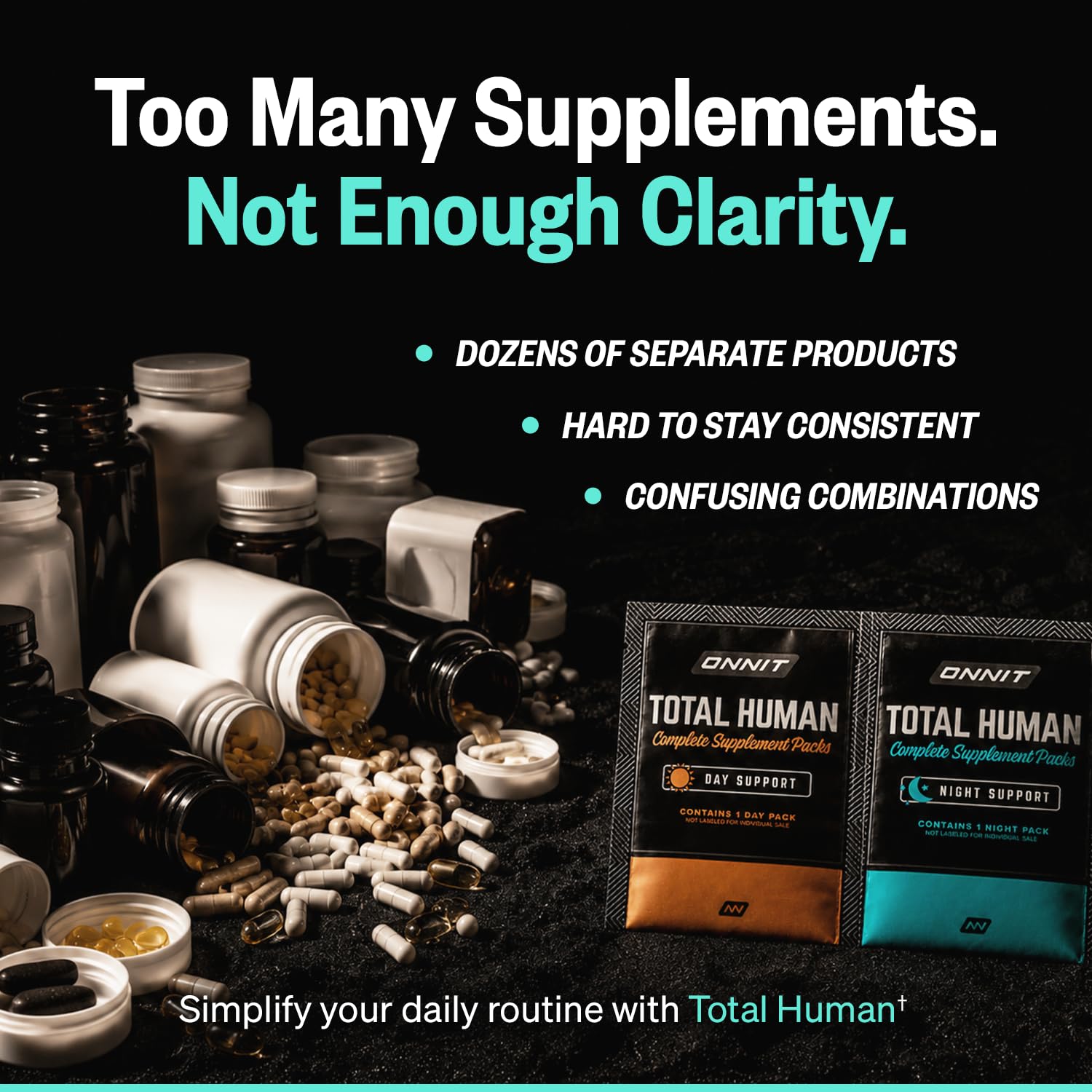 ONNIT Total Human Daily Multivitamin Packs for Men & Women, 30-Day Supply — Amazon image 4