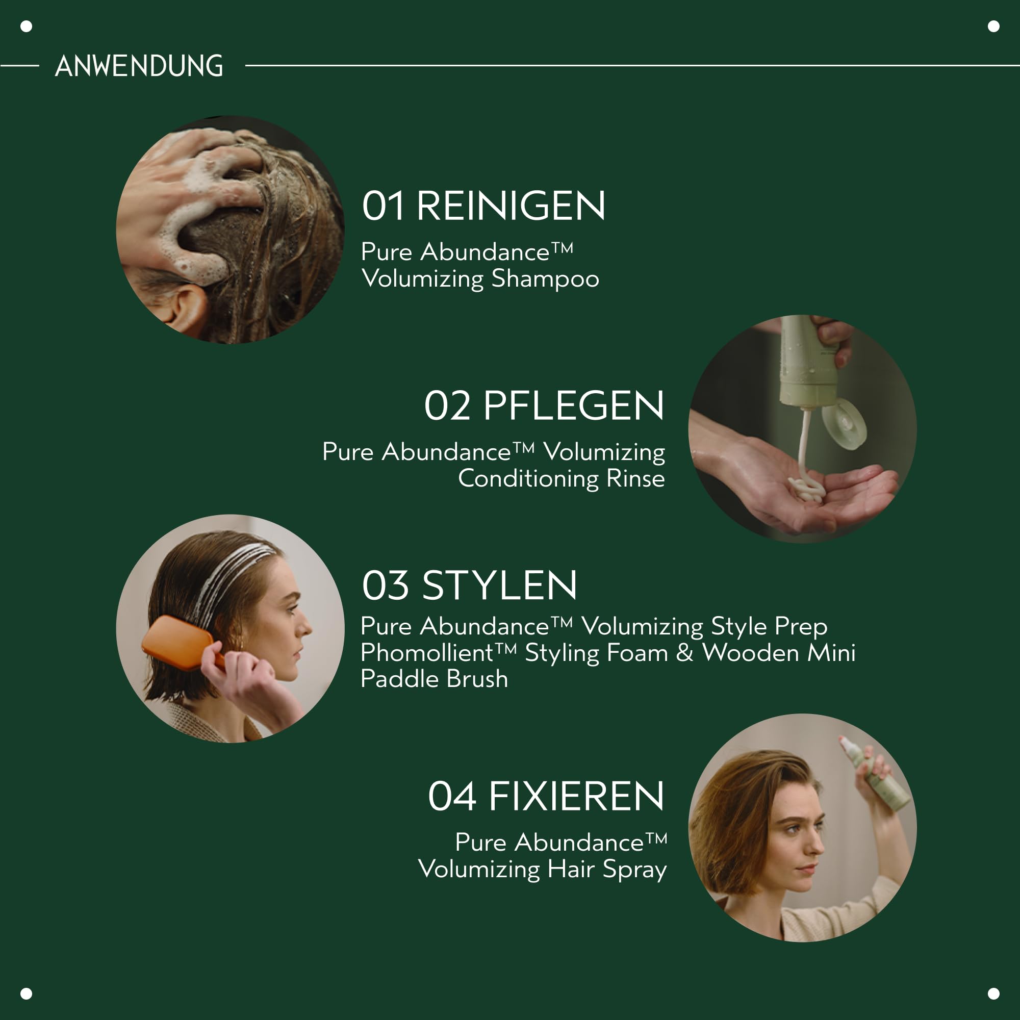 Aveda Pure Abundance Volumizing Shampoo, Shampoo für feines Haar, entfernt Produktrückstände und überschüssiges Öl, vegan
