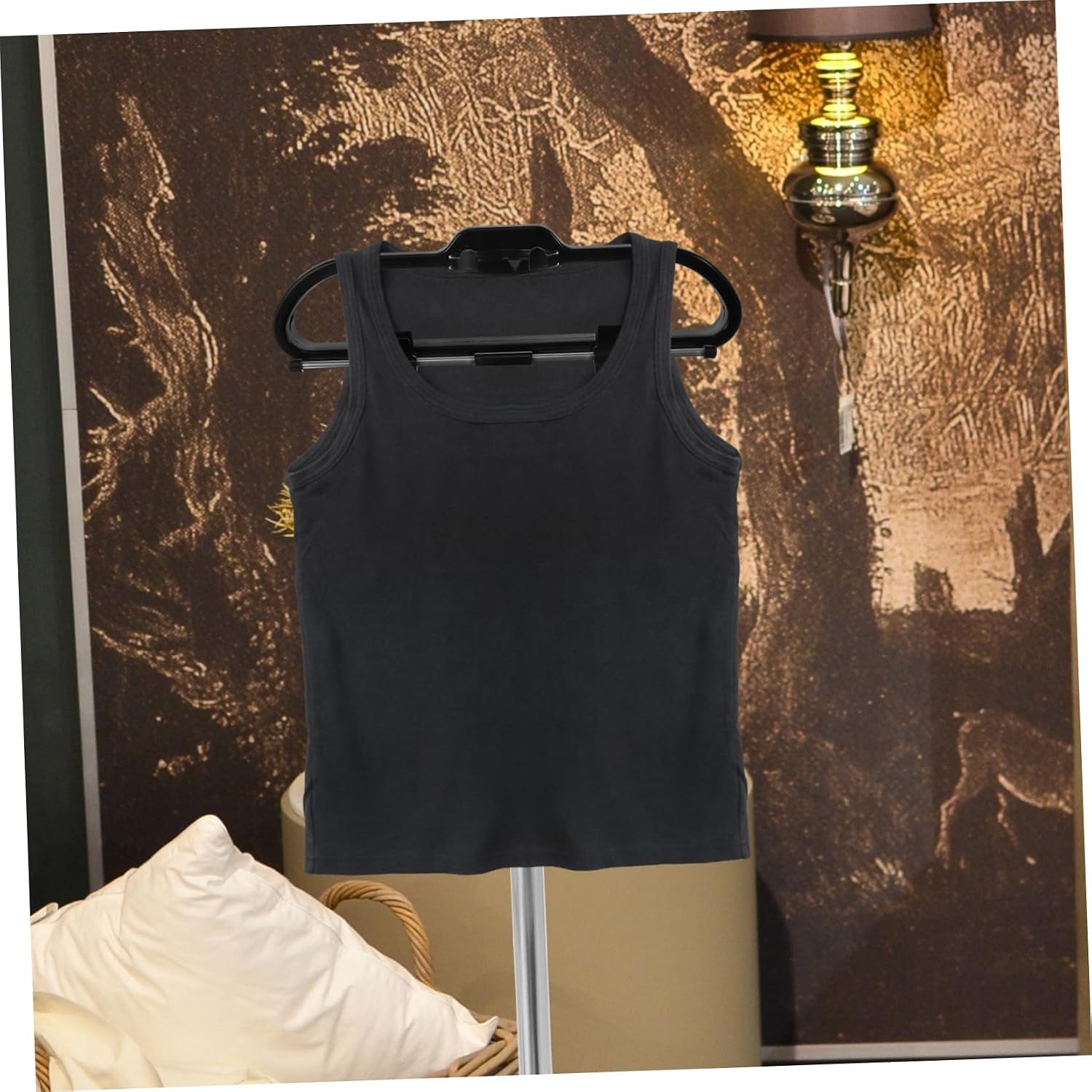 Healifty Garment Steamer Hanger Portable Clothes Hanger for Easy Ironing Compatible with Various Steamers for Home Travel Use Convenient Versatile Steaming