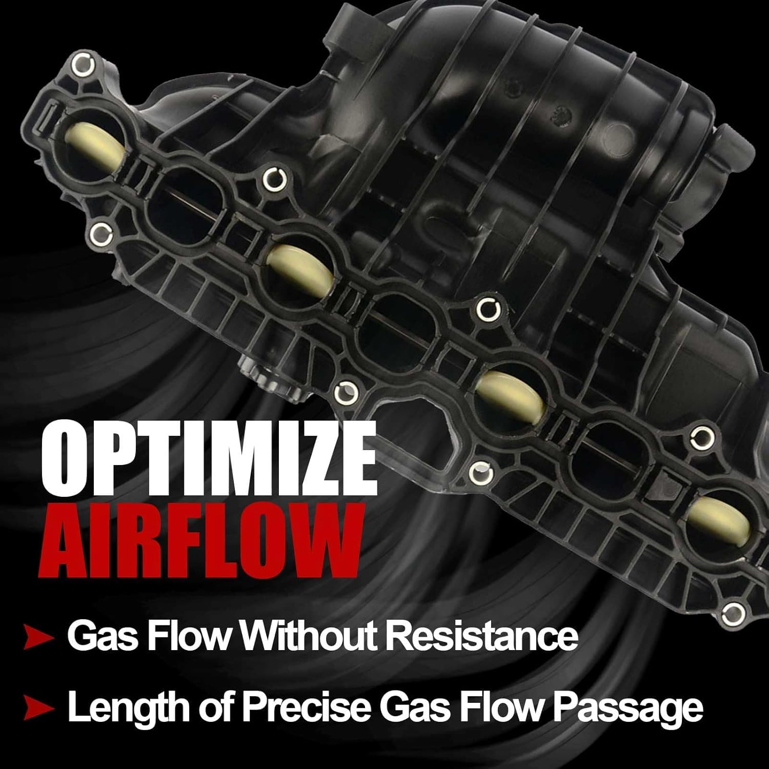 MITZONE automotive Intake Manifold Compatible With Jeep Wrangler III JK 2011-2018 Chevy Grand Voyager V RT 2012-2014 2.8L