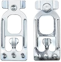Vista 2 de QWORK Clip de seguridad para palets de lágrima, 100 piezas universal para palets de vigas de seguridad, conector de viga cruzada