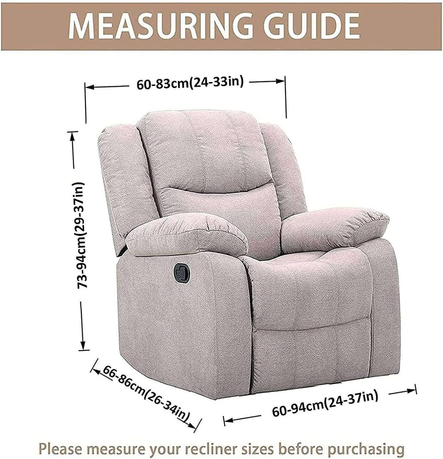 Velvet recliner covers, Stretch anti-slip recliner chair slipcover sofa covers with side pockets for cushion couch recliner chair cover furniture protector armchair cover ( Color : Peacock blue )