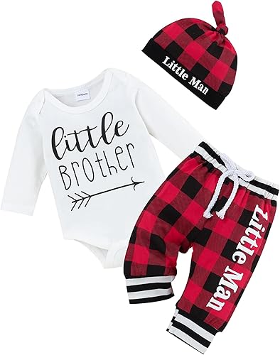 Miniatura 1 de Conjunto de ropa para bebé niño recién nacido, estampado de letras, mameluco de camuflaje, pantalones y sombrero, 3 piezas, para otoño e invierno