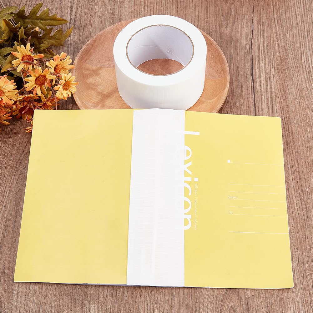 GORGECRAFT 20 m x 60 mm reparatietape voor binding, zwarte stoffen band, plakband voor leidingen, veilige stof, boekenkast, naaien, waterdicht, scharnier, ambachtelijke band, reparatie van riemen