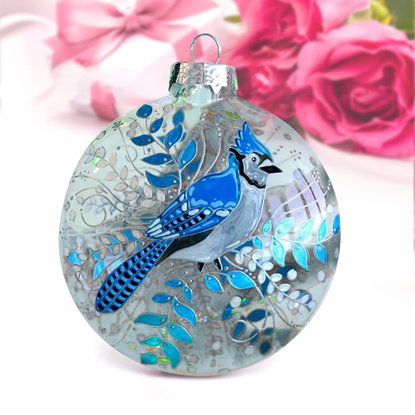 Décorations De Sapin De Noël, Décoration De Noël En Forme D'oiseau, Décorations D'oiseaux Pour Sapin De Noël, Saint-Valentin, Pendentif Colibri, Cadeau De Vacances, Décorations De Noël (bleu