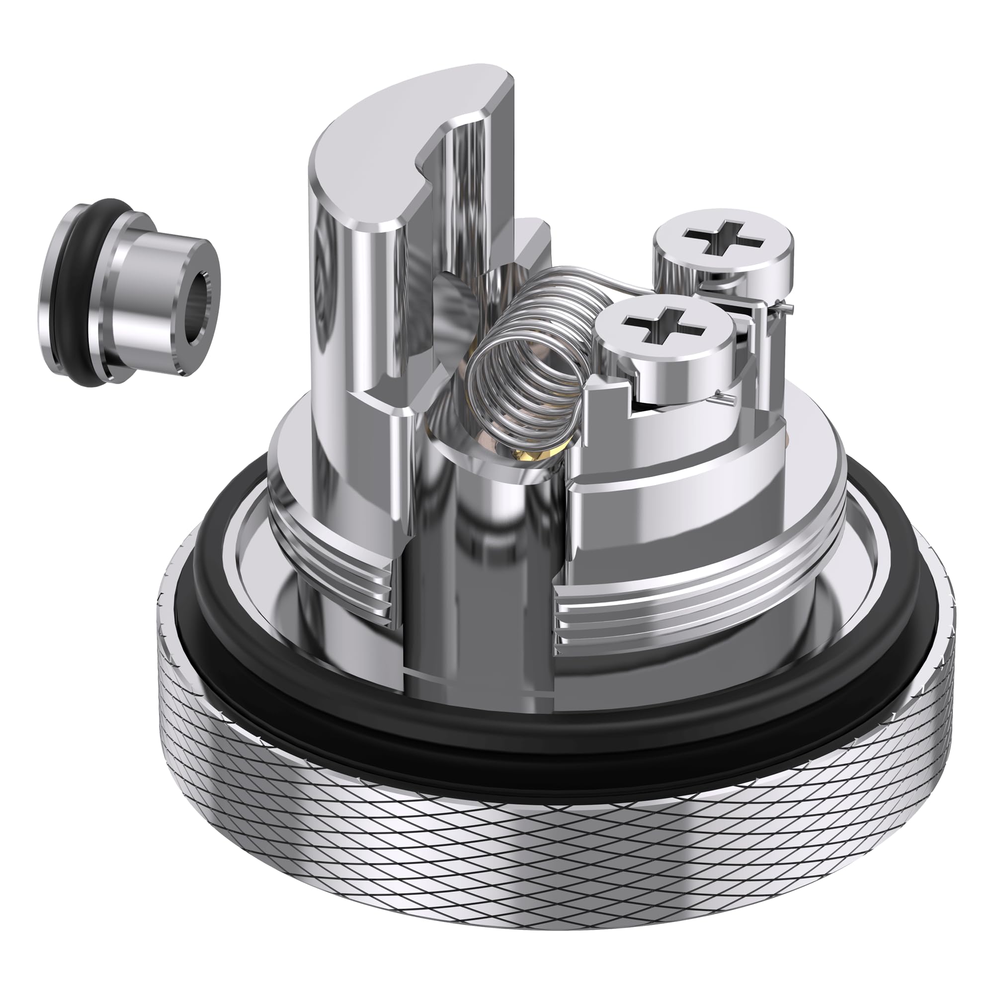 Vapefly Alberich 2 MTL RTA, Selbstwickel-Verdampfer, 23 mm, 4 ml, schwarz
