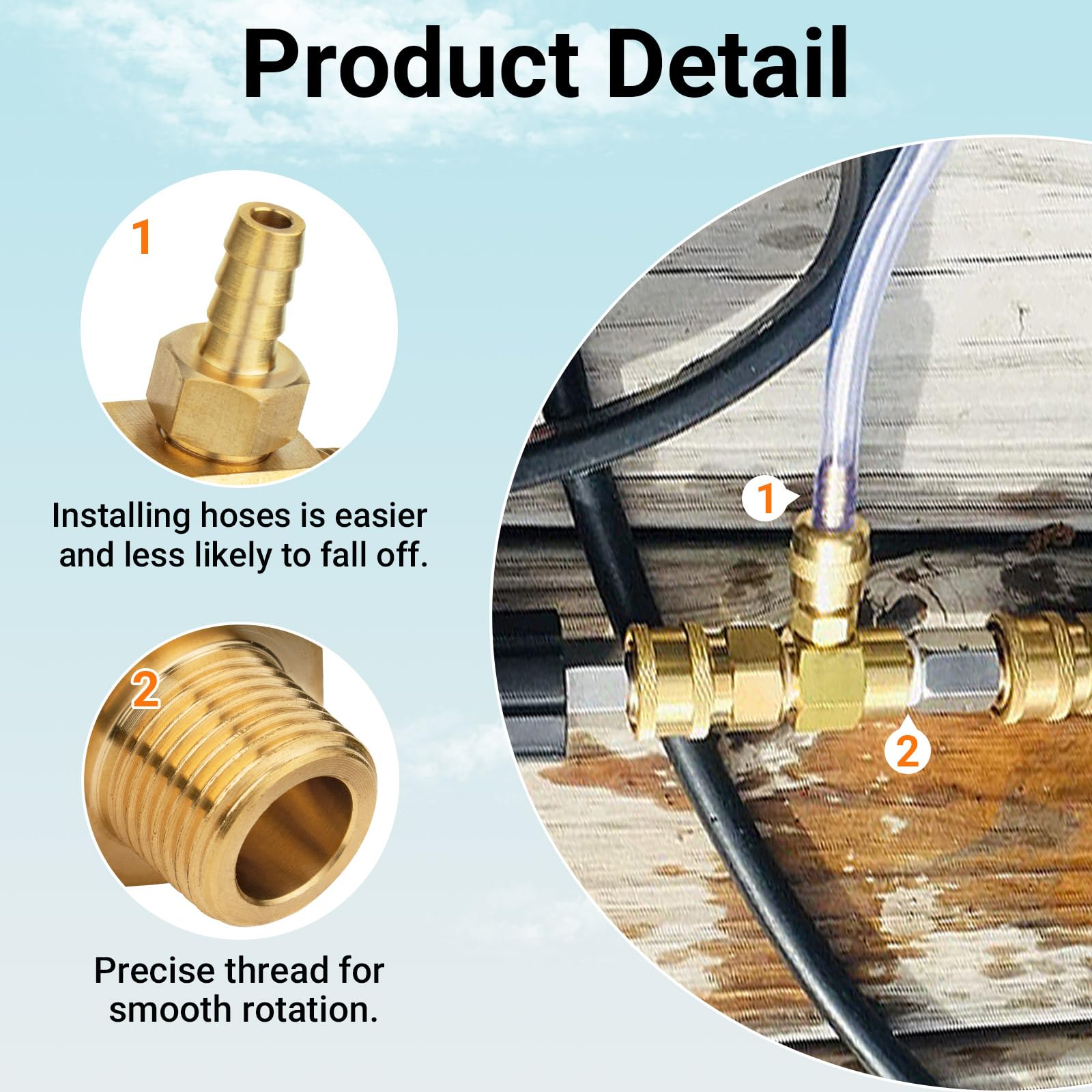 Inyector químico de 3-5 Gpm 100775 para lavadora a presión de bomba general, lavadora eléctrica, inyector de jabón, conexión rápida de 3/8 pulgadas, alto consumo (20%), 4500 PSI