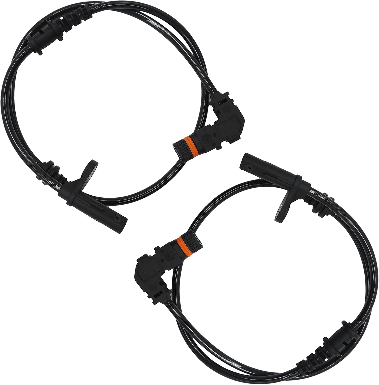 HiSport ALS2688 2PCS Front L/R ABS Wheel Speed Sensor, Compatible with Mercedes-Benz C250 C300 C350 2012, 2013, 2014, 2015 Replace 2049057900, 2049052905, 2049054305