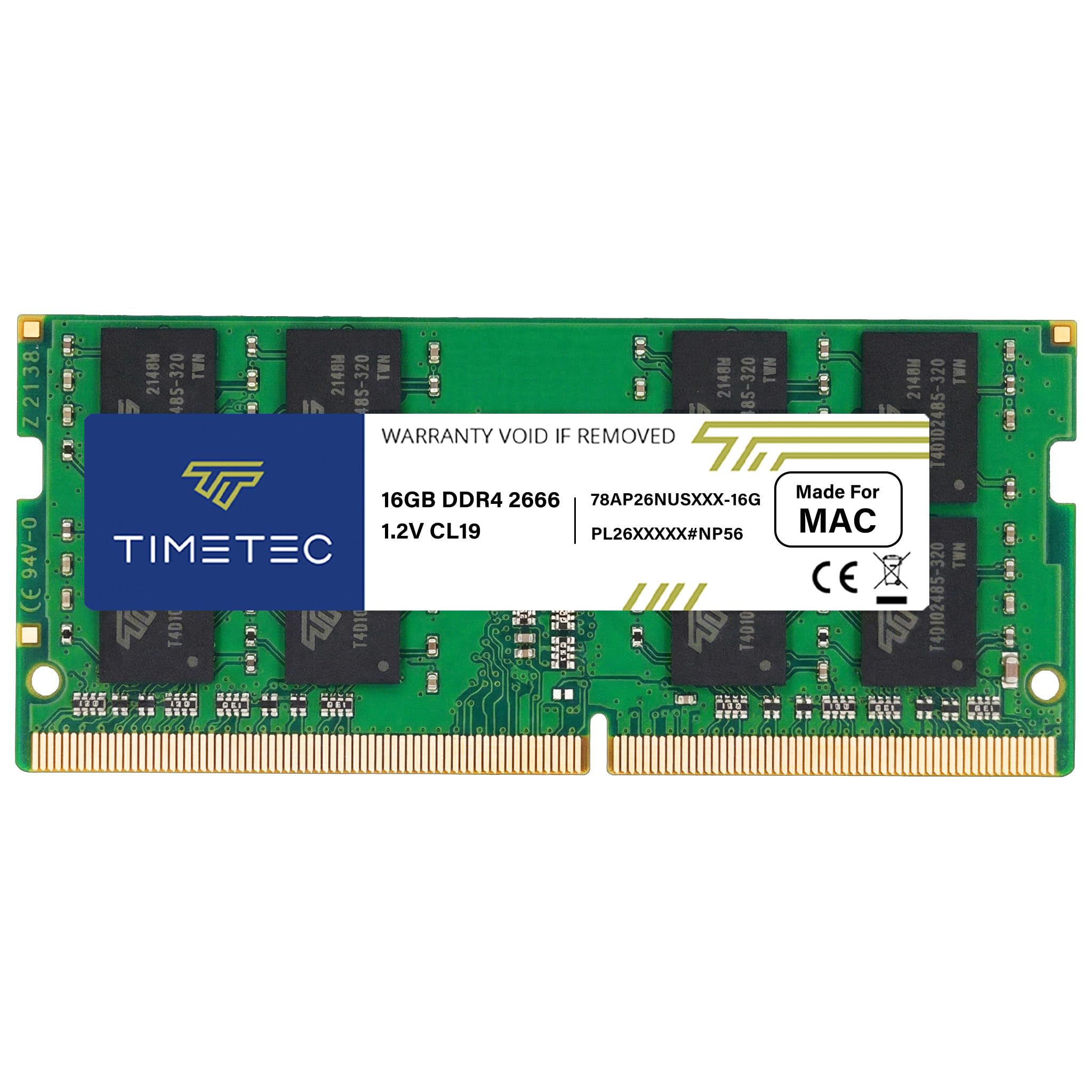 Timetec (16GB×2枚) DDR4-2666 PC4-21300メモリ Timetec 16GB Compatible for Apple DDR4 2666MHz for Mid 2020 iMac