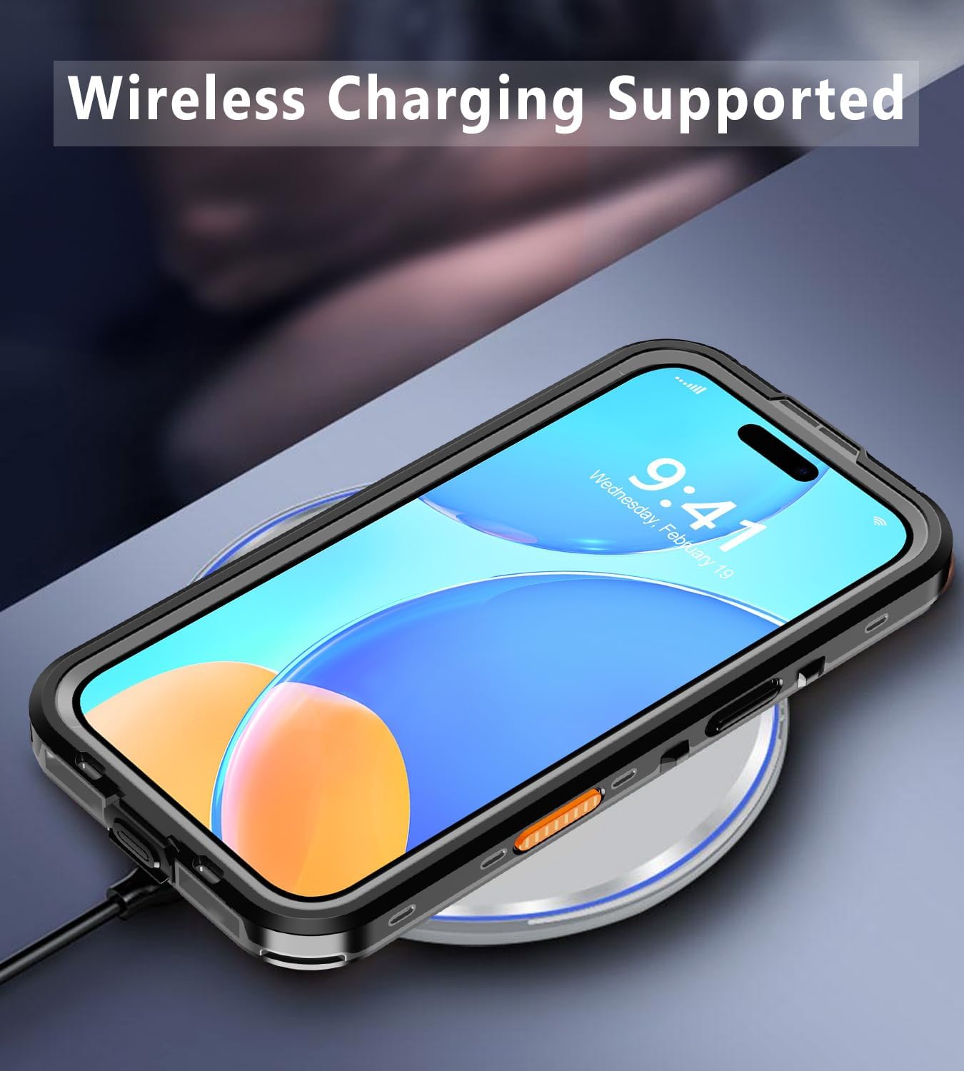 for iPhone 17 Pro Max Case Waterproof | Shockproof Dust Proof Phone Case Cover with Screen Protector - Clear