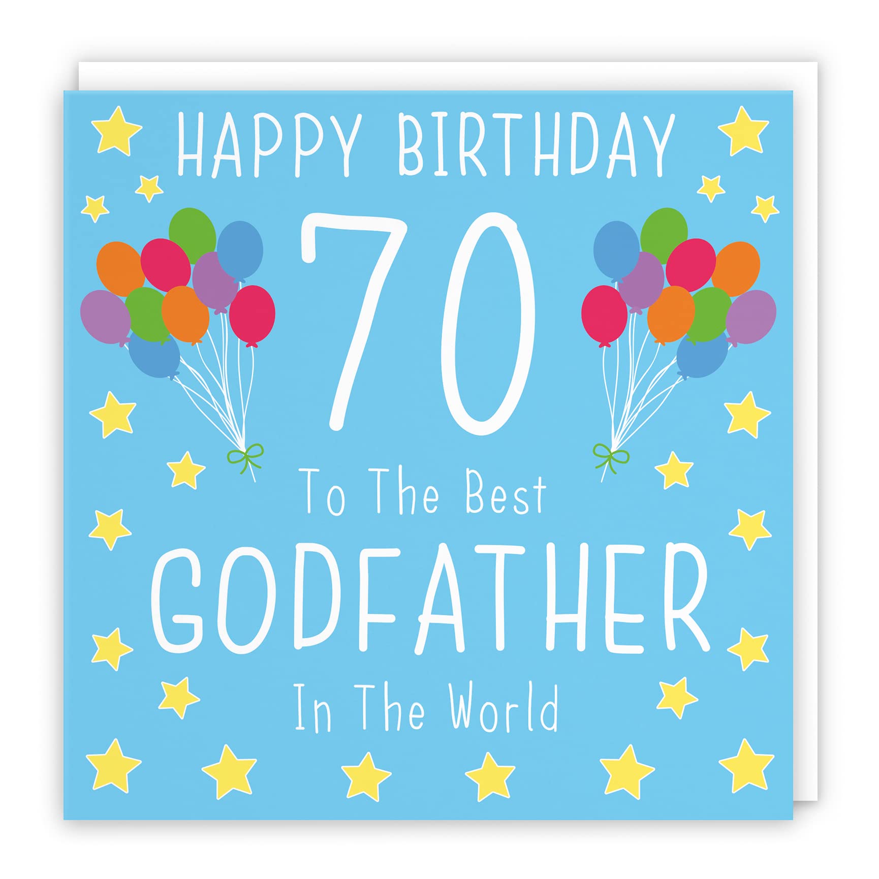 Hunts England Godfather 70th Birthday Card Happy Birthday 70 To ...
