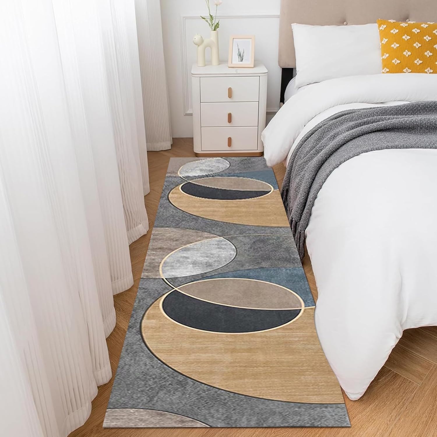 Hallway Runner Rug Hall Narrow Carpet Runner Non Slip Washable Long Door Mats for Living Room Bedroom Kitchen Modern Area Rugs width 60cm 70cm 80cm 100cm Home Decor Floor Protect Mats ( Size : 80*550c