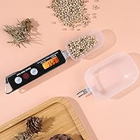 Vista 8 de Báscula digital de cuchara medidora, báscula electrónica de cocina con función de tara, 0.00 oz-17.64 oz, 2 cucharas desmontables