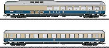 Marklin MARKLIN HO Long 2 Luxury Passengers Express RHEINPFEIL Coachs Set 43882