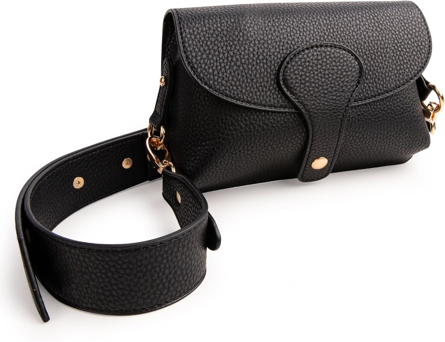 Viva Terry Small Cell Phone Purses Solid Color Mini Vegan Leather Women Crossbody Bags with Adjustable Shoulder Strap