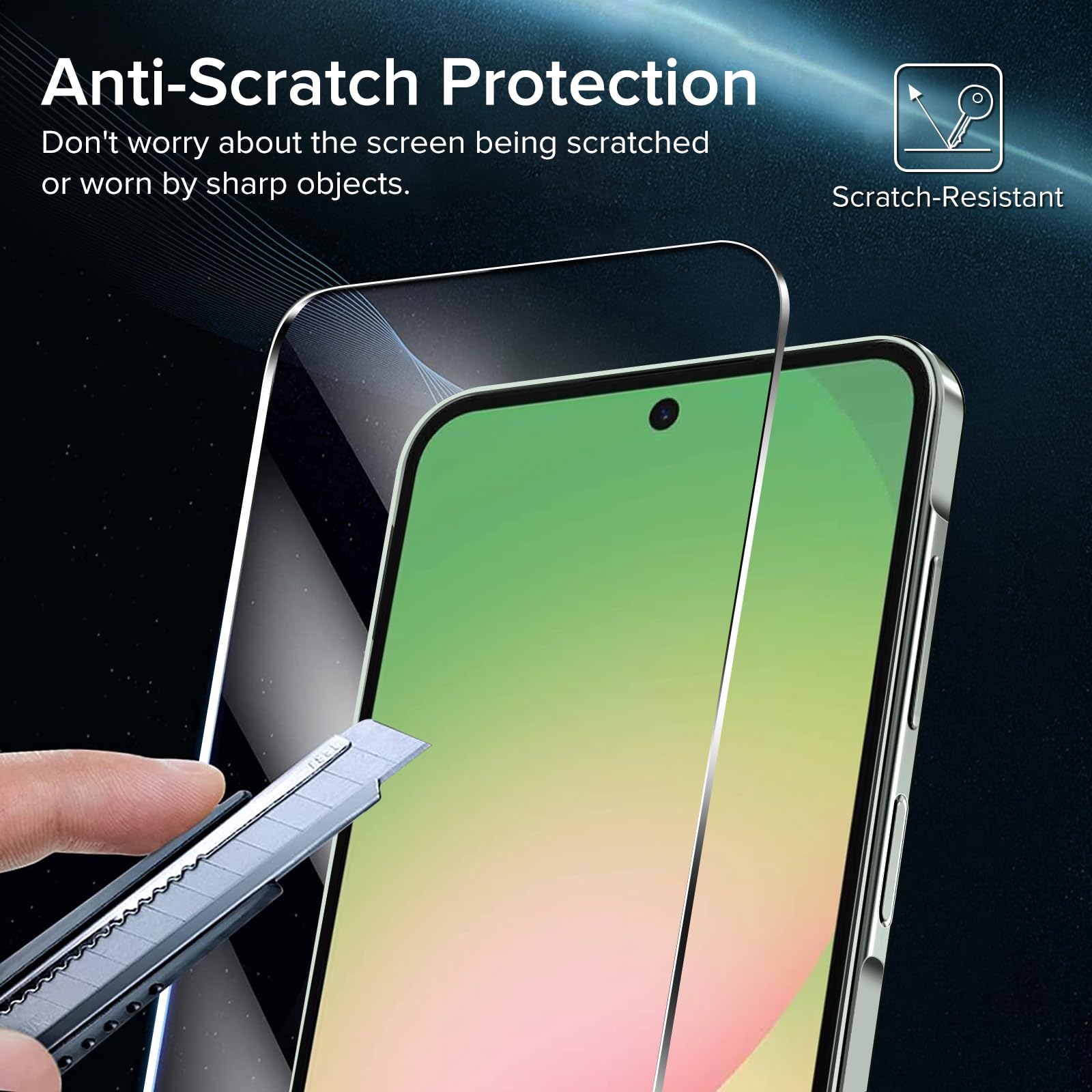 iVoler 2 Pezzi Pellicola Vetro Temperato per Samsung Galaxy A56 5G, con Strumenti di Installazione, Pellicola Prottetiva Anti Graffio, Durezza 9H, HD Trasparente, Senza Bolle