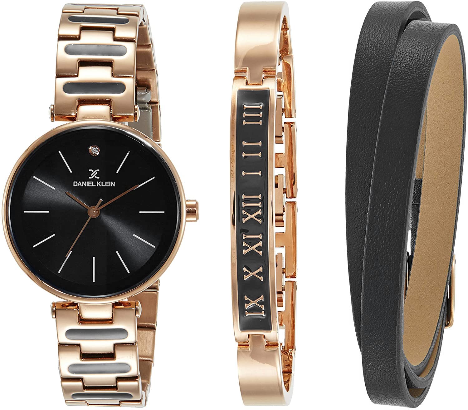 DANIEL KLEIN Analogue Gun Black Dial Womens Watch-DK11794-4 (B09SSX36TJ) Amazon Price History, Amazon Price Tracker