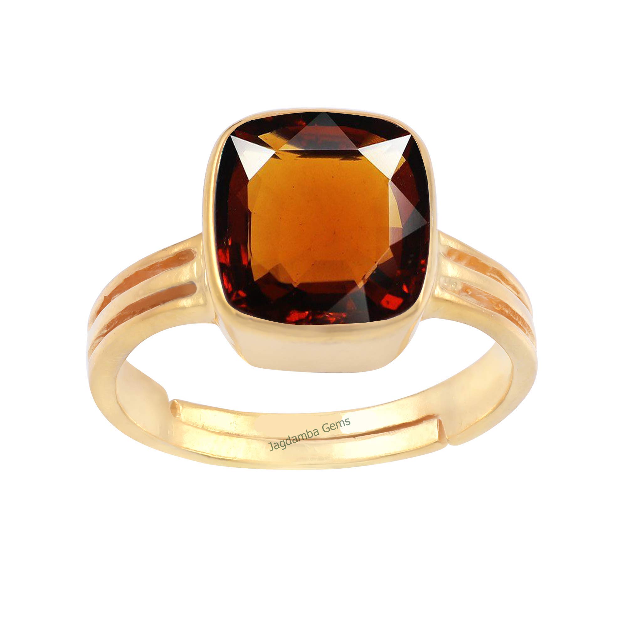 Kirti Sales Super Ashtdhatu Adjustable Gold Ring 8.25 Ratti Ceylon Hessonite Garnet Stone with Lab Certified Card & Guarantee Card (Original Certified/saloni gomed Gemstone) (B08W2C2D4B) Amazon Price History, Amazon Price Tracker