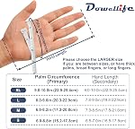 Dowellife Gants résistants coupés Niveau de qualité alimentaire 5 Protection, sécurité Gants de cuisine pour la découpe d'huîtres, le traitement des filets de poisson, le slivage de la Mandolin, la coupe de viande et le carving du bois, 1 Paire (moyenne)