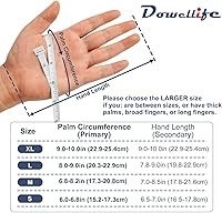 Vista 7 de Dowellife Guantes resistentes a los cortes, protección de nivel 5 de grado alimenticio, guantes de seguridad para cortes de cocina para pelar