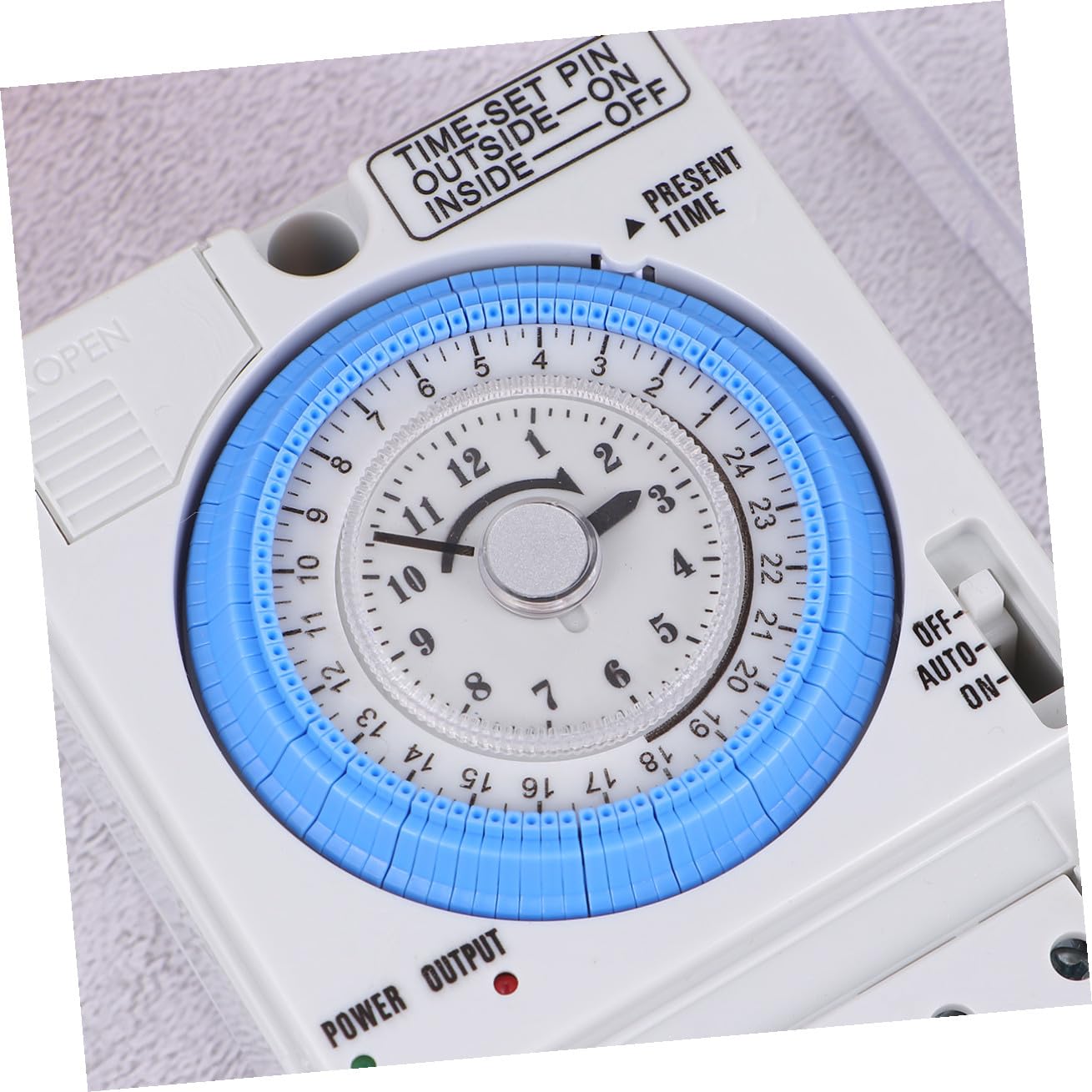 KICHOUSE Mechanischer Zeitschalter mit Countdown Timer Einfache Reinigung Auspc Material 16a 110-230vac zum Kochen von Eiern und Keksen