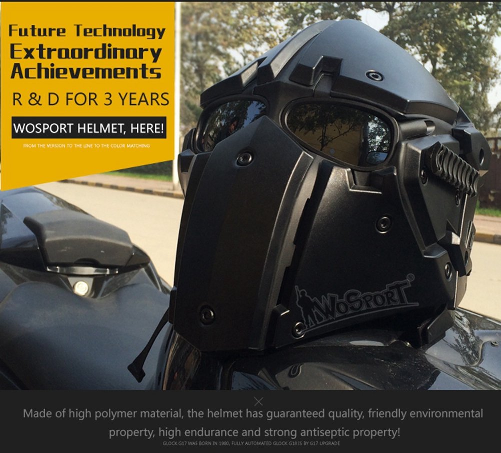 Masque Terminator Casque Tactique Airsoft Protection Visage Complète Paintball