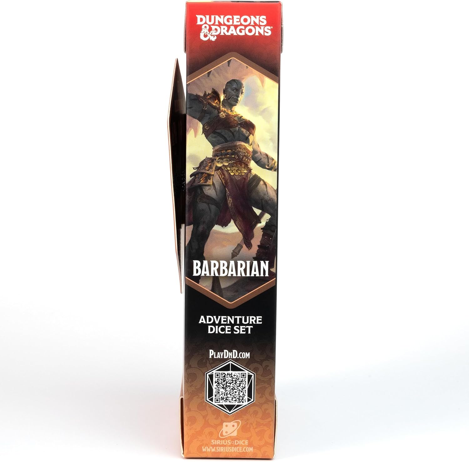 D&D Adventure Dice (Barbarian Class: Orange)