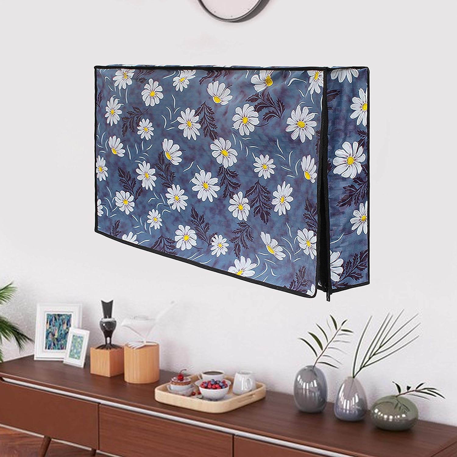 Skin World Transparent Dustproof LED/LCD Television Cover Fit for Samsung 32 Inches 80 Cm LED/LCD/TV Cover (Grey)
