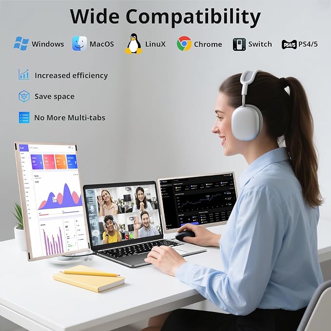 Monitor Extensor 15.6 FHD IPS miniatura 7