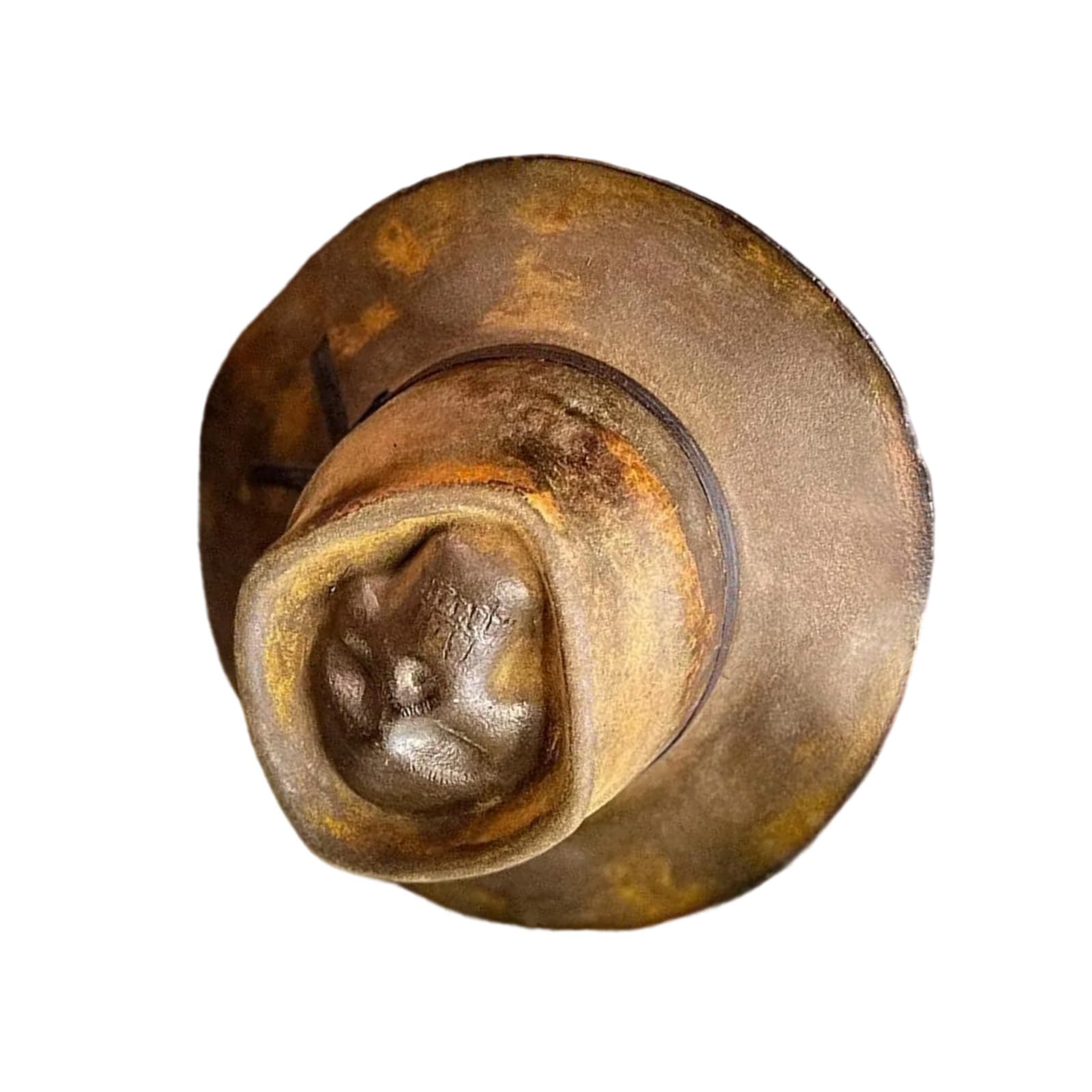 Fcnjsao Vintage Wool Fedoras Hat Classical and Distressed Designs for Men and Women for Theme Parties and Daily