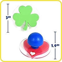 Vista 3 de READY 2 LEARN Sellos gigantes - Formas navideñas - Juego de 10 sellos de espuma fáciles de sostener para niños - Sellos de arte y manualidades