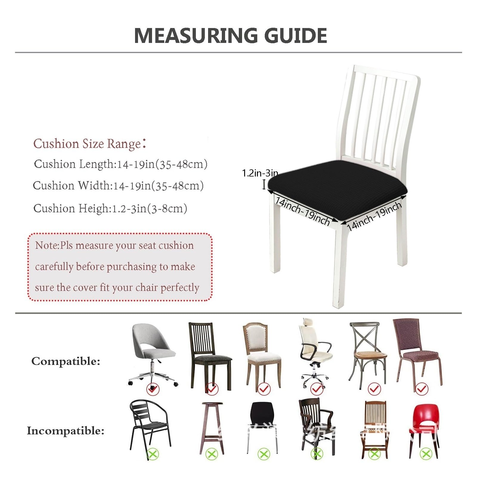 Stuhlhussen 6er Set Universal Stretch Stuhlhussen Moderne Samt Husse Abnehmbare Stuhlbezug Stuhl Abdeckung Esszimmer überzug Spannbezug,für Bankett Deko und Hochzeit Partys ( Color : Dunkelgrau , Size