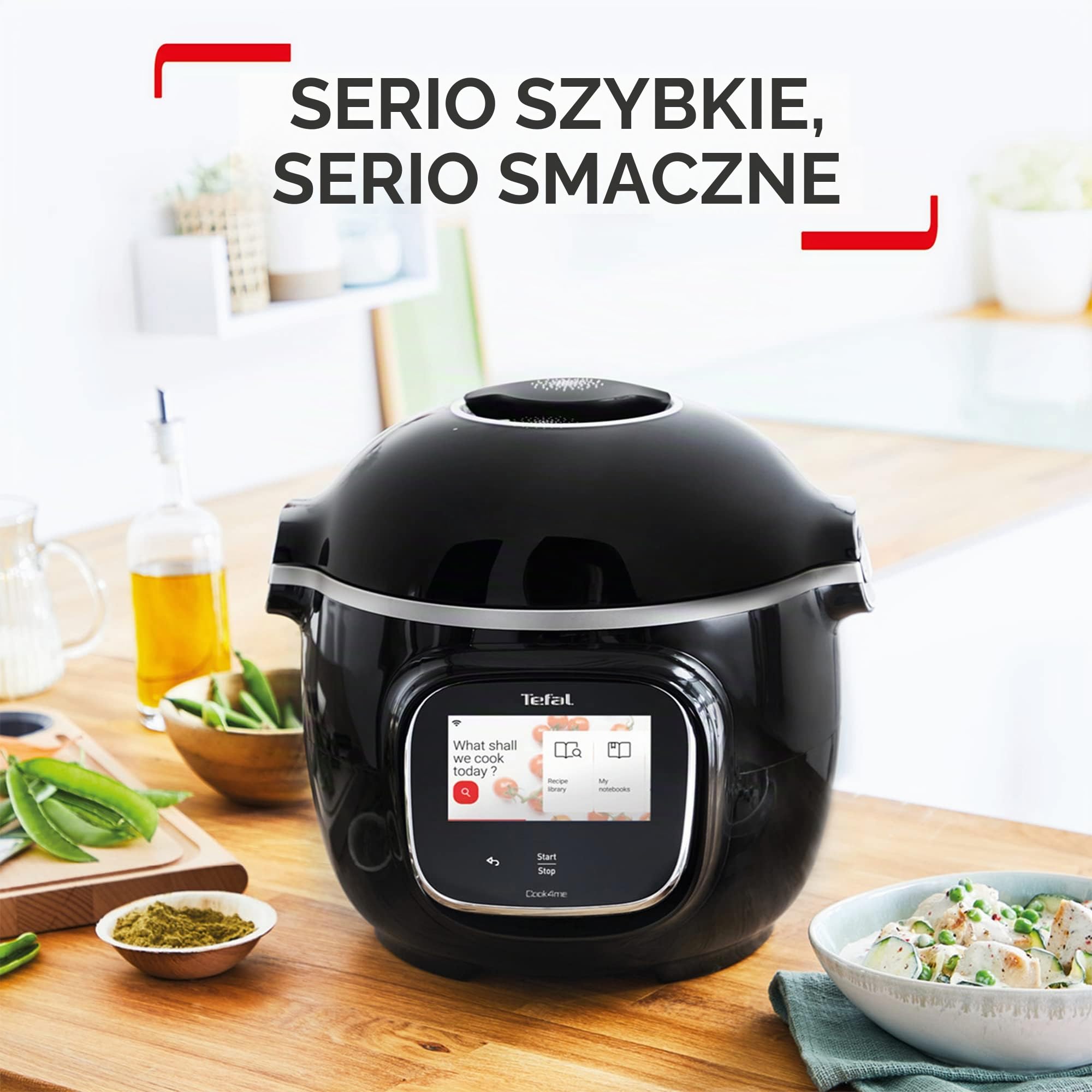 Tefal Cook4Me Touch Szybkowar, Czarny, 6l : Amazon.pl: Dom i kuchnia