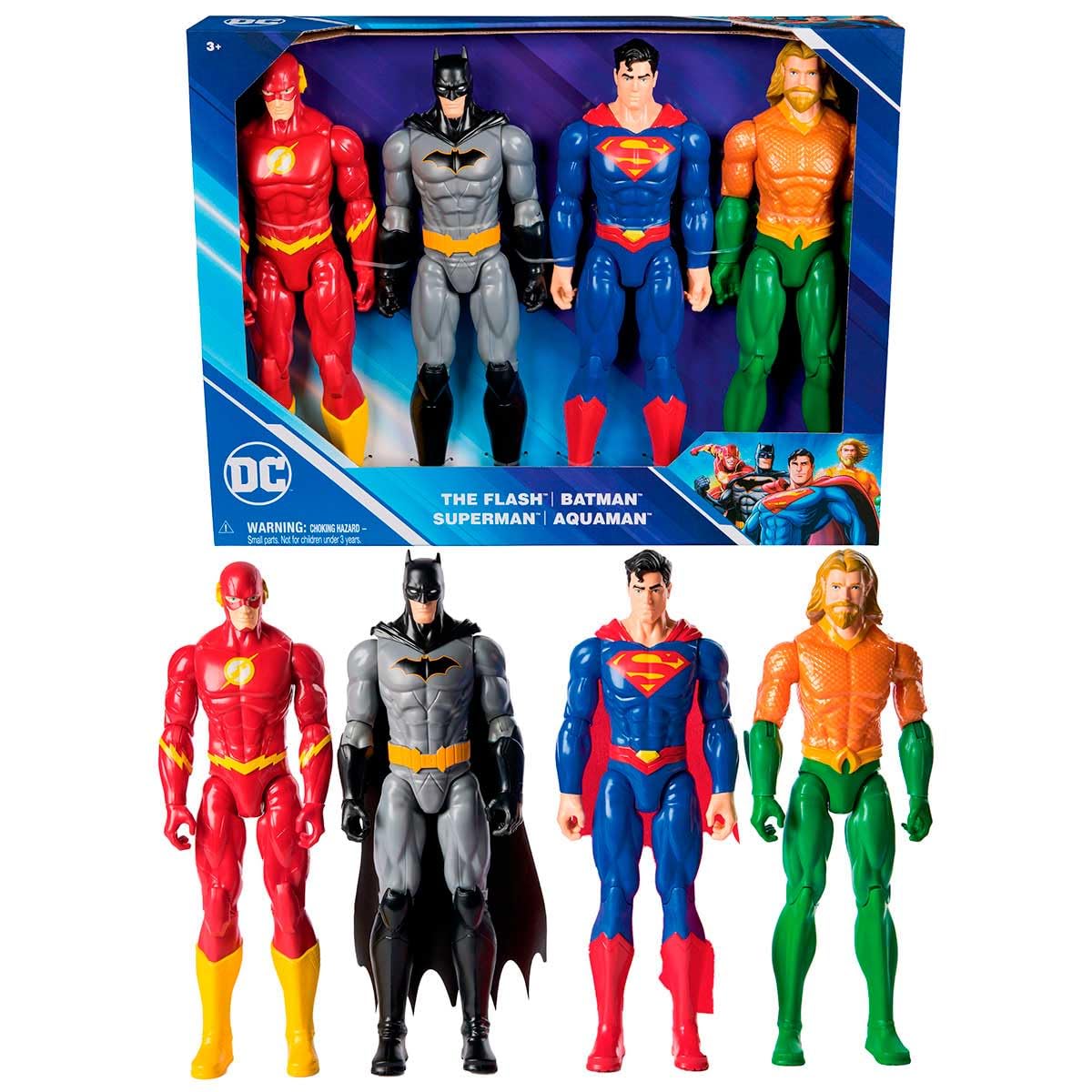 SUNNY, Figuras de Ação, DC Comics, 4 Bonecos - 30 cm | Amazon.com.br