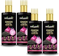 Phillauri Onion Blackseed Hair Oil | Hair Oil For Hair Growth Dandruff And Hair Fall | (100ml Pack 4) |