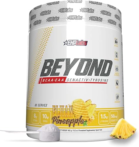 Miniatura 1 de EHPlabs Beyond BCAA  EAA Powder - Aminoácidos esenciales de cadena ramificada bebida de recuperación muscular después del entrenamiento con