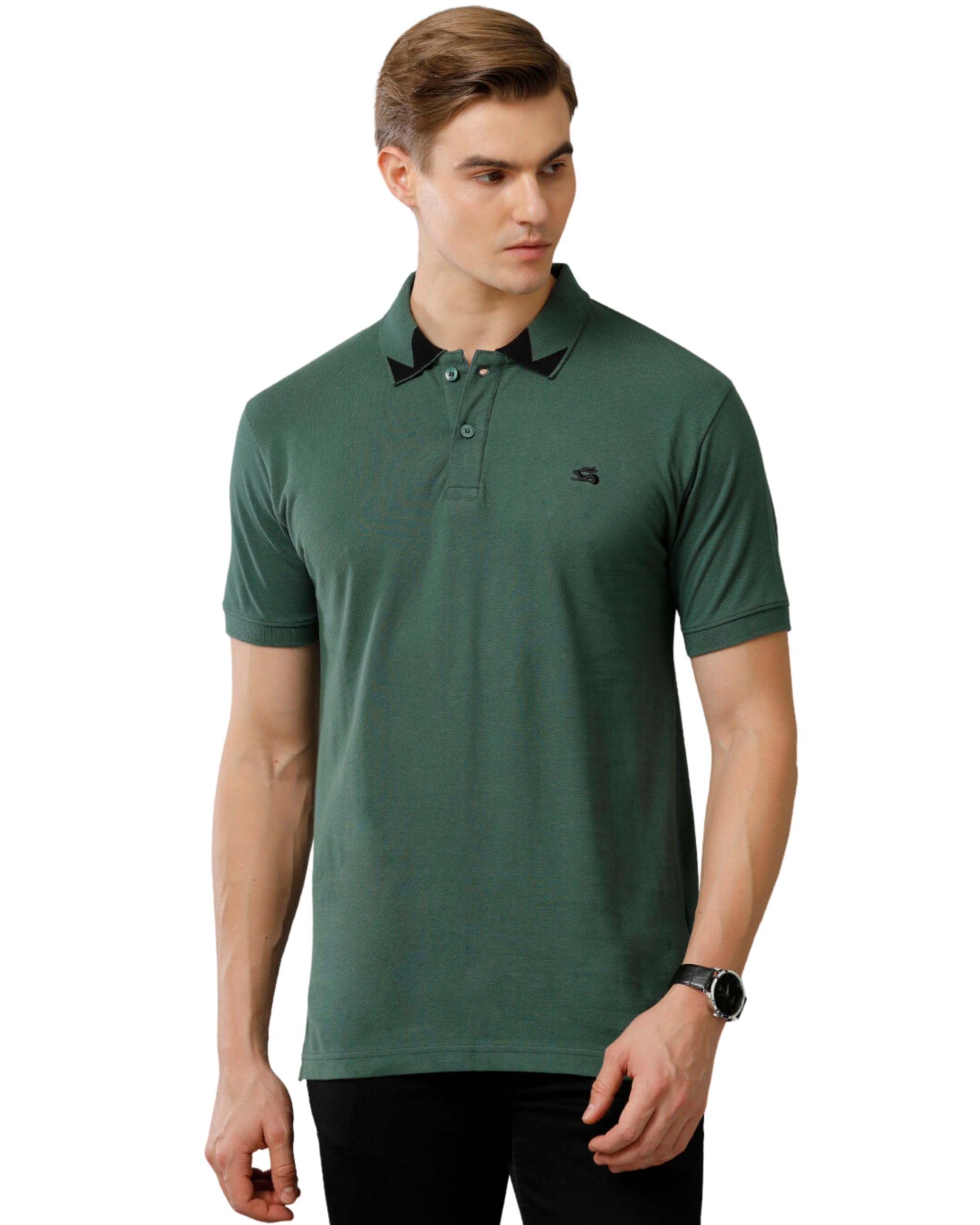 Mens Polo T Shirt –100% Cotton Polo Tshirt for Men | Solid Polo T-Shirt Regular fit-image-17
