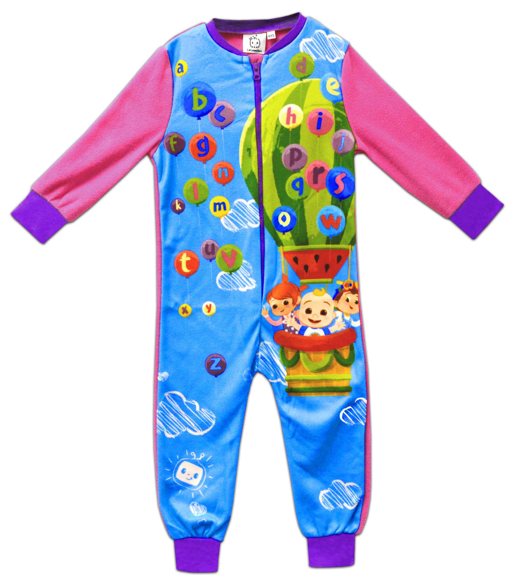 Moonbug Girls Pink Cocomelon Onesie Sleepsuit (18-24 Months)