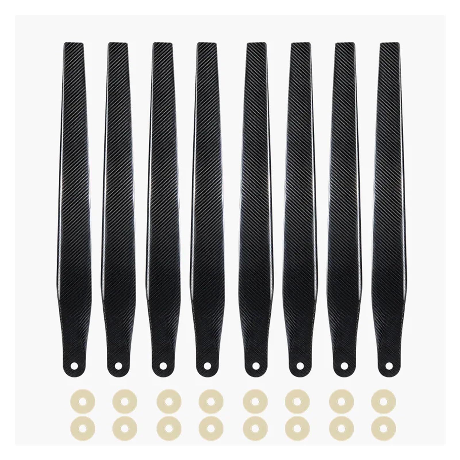 R5627 Materiale pieghevole in fibra di carbonio for la protezione delle piante Drone CW CCW Eliche for accessori agricoli T60(4pcs CW and 4pcs CCW)