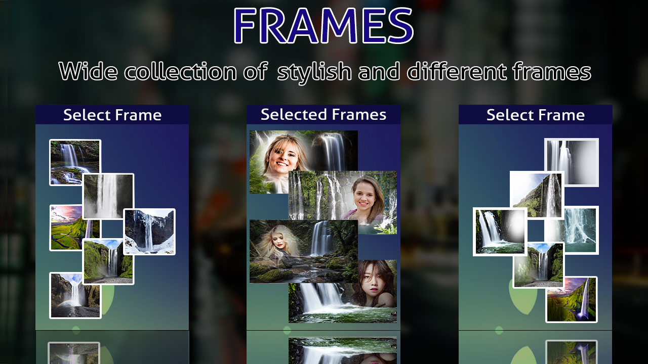Waterfall Photo Frames Editor App on Amazon Appstore
