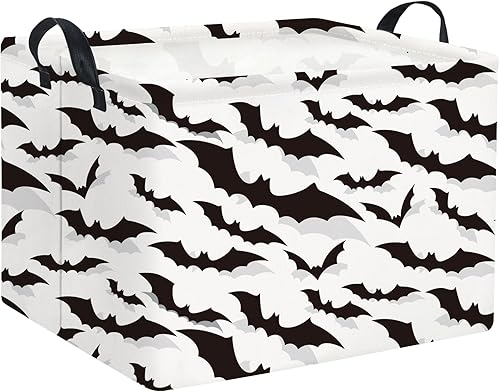 Miniatura 35 de HIYAGON - Cesta de Animales del Bosque Rectangular, Cesta de Almacenamiento para Bebé, Caja Organizadora de Almacenamiento, Caja de Decoración para