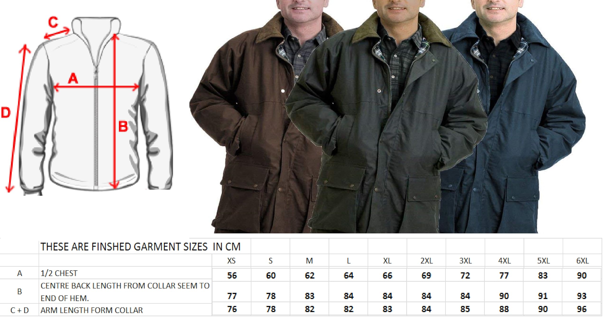 Bolton Wachsjacke für Damen und Herren, ideal zum Reiten, Schießen, Jagen, Angeln, Wachsjacke Gr.
