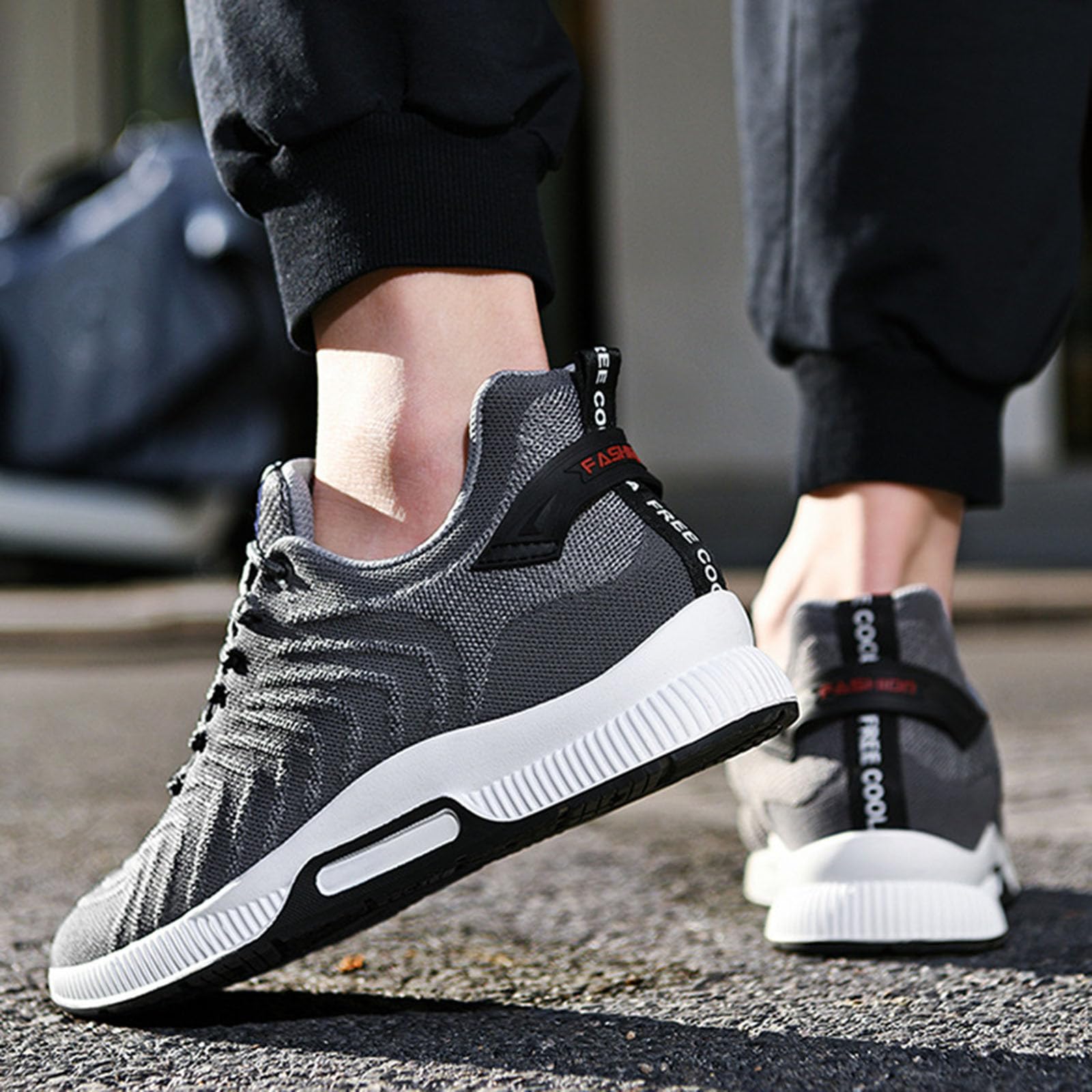 Herren Damen Aufzug Schuhe Elevator Schnürhalbschuhe Leichte Atmungsaktiv Anzugschuhe Lace-up Sportschuhe mit Versteckten Lift Heel Joggingschuhe Walkingschuhe Freizeit Lässige Mesh Schnüren Sneakers