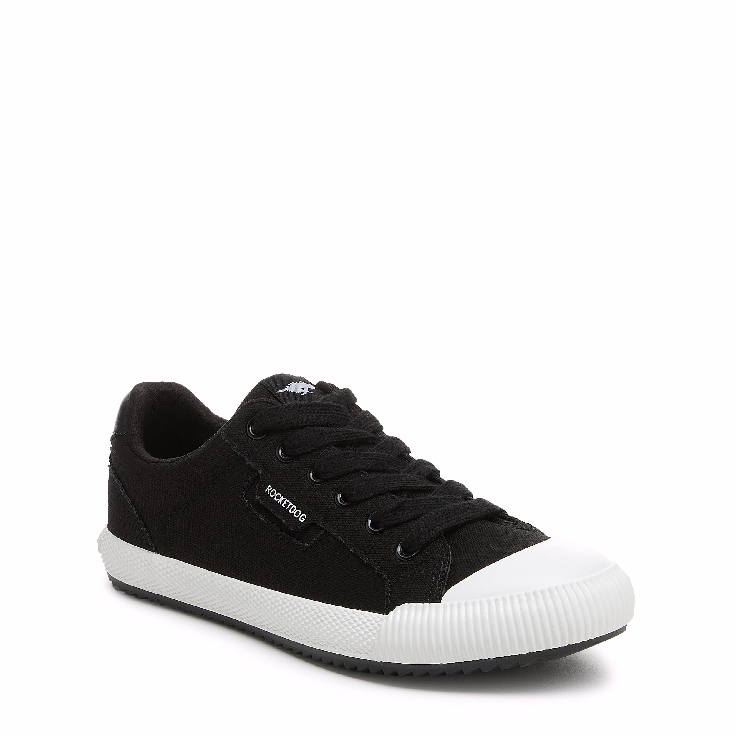 Rocket Dog Womens Cheery Low Sneaker, Black, 3 UK