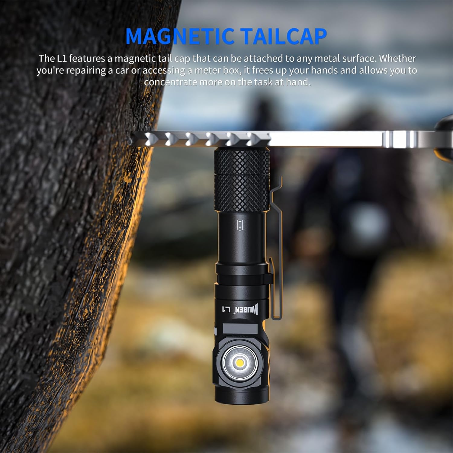 Linterna Led Portátil Con Luz De Trabajo Cob Recargable De | Cuotas Sin
