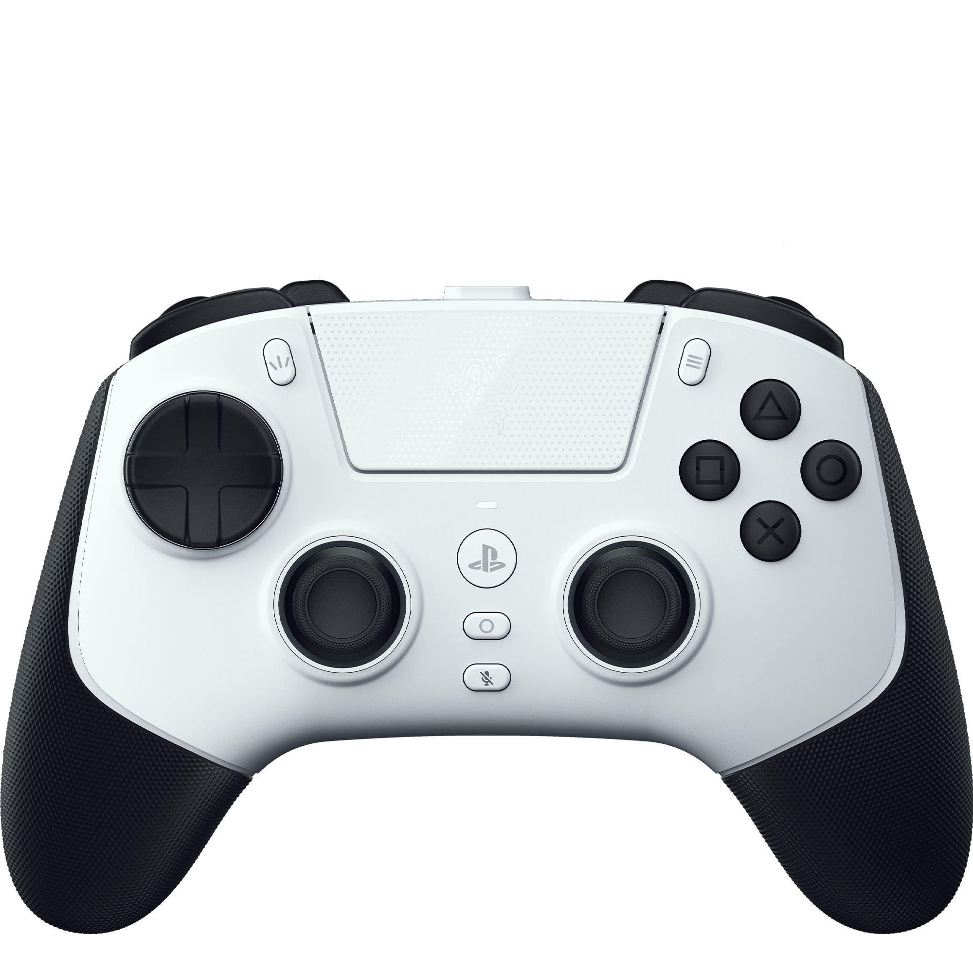 Razer Raiju V3 Pro - Controller wireless per e-sport per PlayStation 5 e PC - 4 pulsanti rimovibili e 2 bumper con impugnatura a artiglio - Stick analogici TMR - Pro HyperTrigger | Bianco