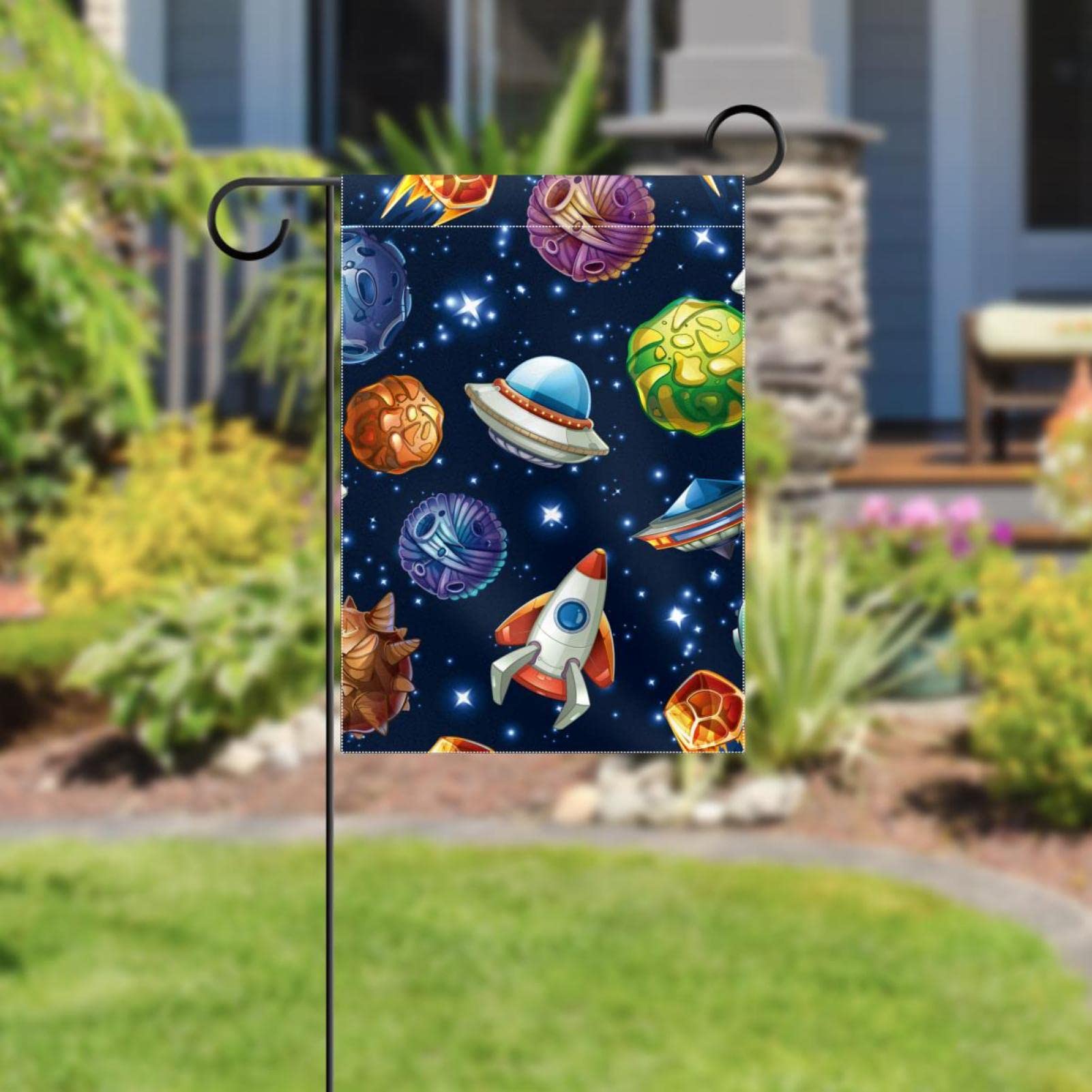Bandiera Da Giardino Personalizzata 30x45 Cm – Doppia Faccia Con Tuo Logo/Testo Per Esterno